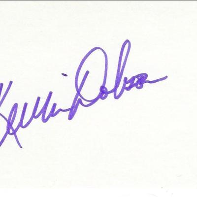 Kevin Dobson original signature 