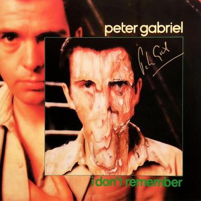 Peter Gabriel I Don't Remember signed album