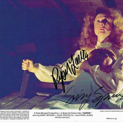 Carrie cast signed photo