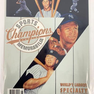 Champion Sports Memorabilia Magazine Mickey Mantle Yankees