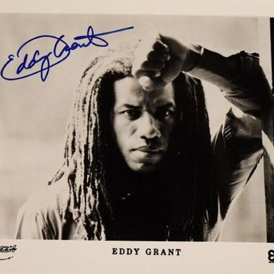 Eddy Grant signed promo photo 