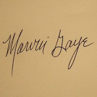 Marvin Gaye signature slip