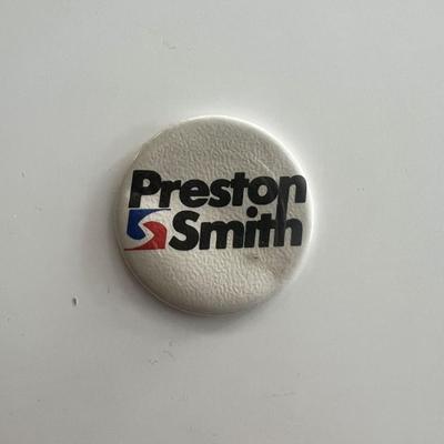 Preston Smith for Texas Governor Political Campaign Pin