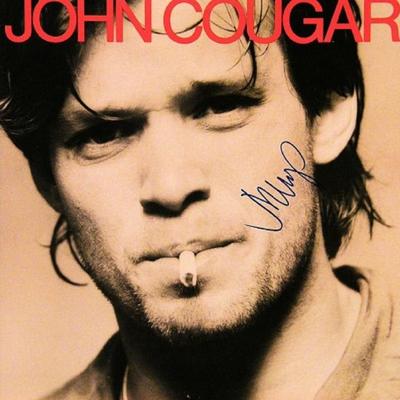 John Cougar Mellencamp signed John Cougar album