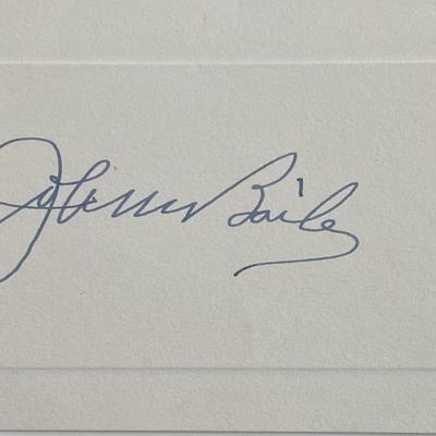 Democratic National Committee John M. Bailey original signature