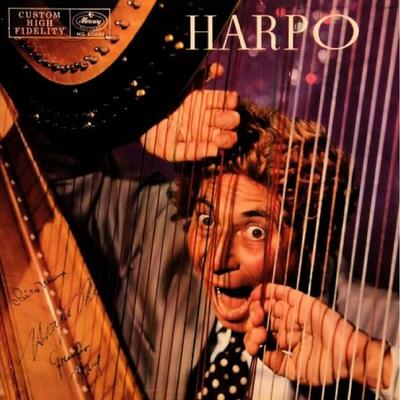 The Marx Brothers signed Harpo album
