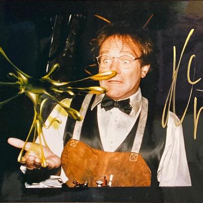Flubber Robin Williams signed movie photo