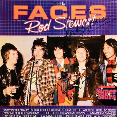 The Faces Featuring Rod Stewart signed album
