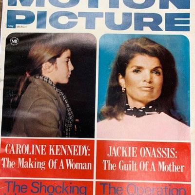 Motion Picture Magazine 1962 : Caroline Kennedy, Jackie Onassis