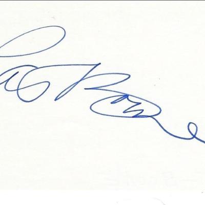 Pat Boone original signature 
