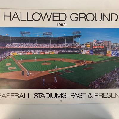 1992 Hallowed Ground Baseball Parks Calendar