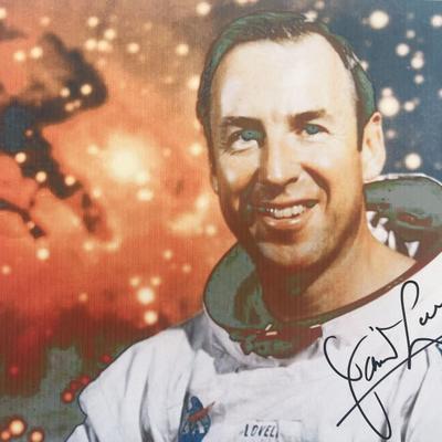 Astronaut Jim Lovell signed photo