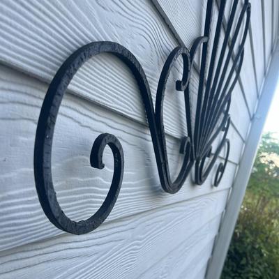 Children’s Iron Bench, Chair & Wall Art (G-MG)