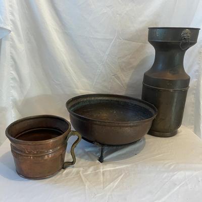Trio of Copper Pots (G-MG)
