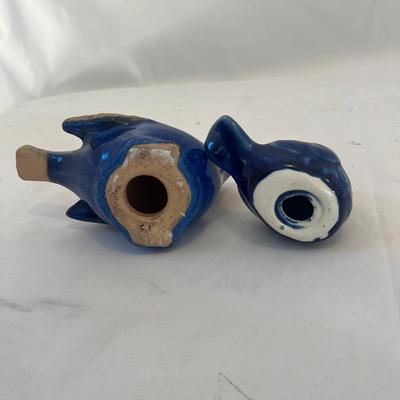 Bird Cage & Ceramic Bird Decor (G-MG)