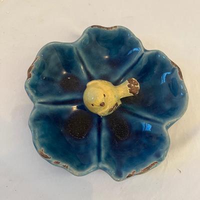 Bird Cage & Ceramic Bird Decor (G-MG)