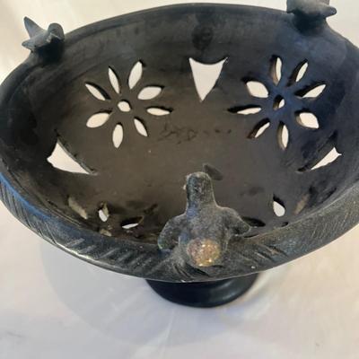 Bird Cage & Ceramic Bird Decor (G-MG)