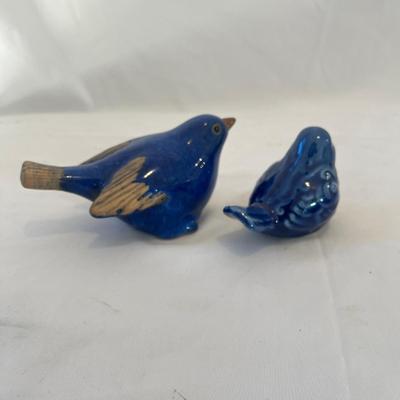 Bird Cage & Ceramic Bird Decor (G-MG)