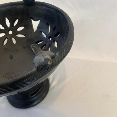 Bird Cage & Ceramic Bird Decor (G-MG)