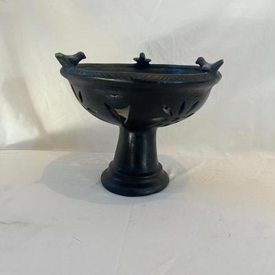 Bird Cage & Ceramic Bird Decor (G-MG)