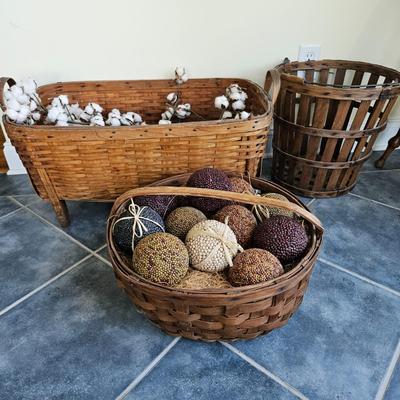 Trio of Baskets and Decor (SR-DW)