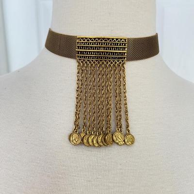 2 Vintage Choker Necklaces by Goldette
