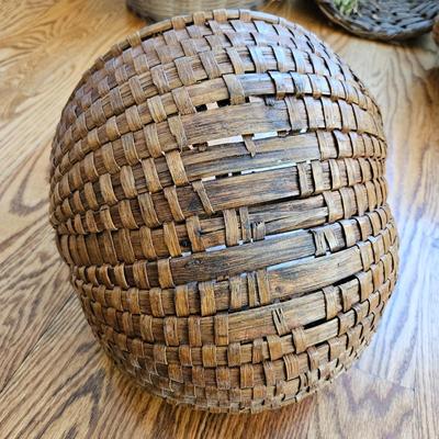 Woven Split Wood Baskets (K-DW)