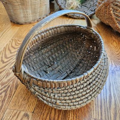 Woven Split Wood Baskets (K-DW)