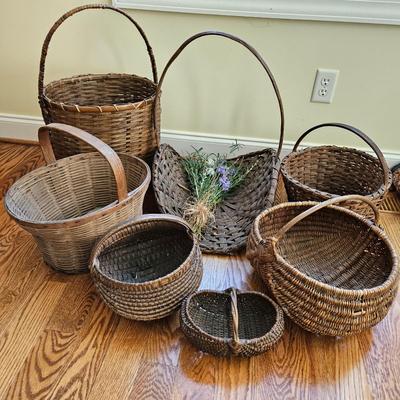 Woven Split Wood Baskets (K-DW)