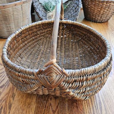 Woven Split Wood Baskets (K-DW)