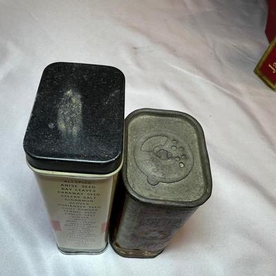 Vintage Spice Tins, Bottle & More (BS-RG)