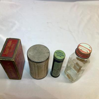 Vintage Spice Tins, Bottle & More (BS-RG)