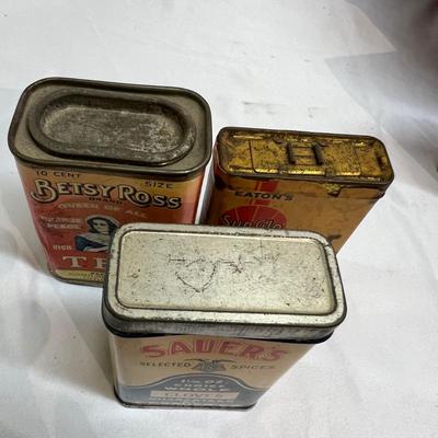 Vintage Spice Tins, Bottle & More (BS-RG)