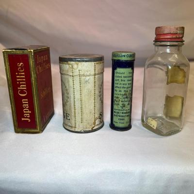 Vintage Spice Tins, Bottle & More (BS-RG)