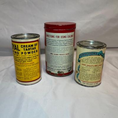 Baking/Cooking Collectible Tins, Bottles & More (BS-RG)
