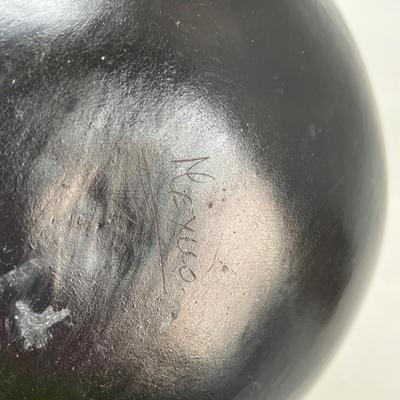 Mexican Black on black vase