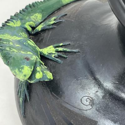 Mexican Black on black vase