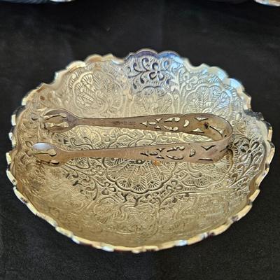 Reed & Barton Dining Room Silver and Glass Decor (K-DW)