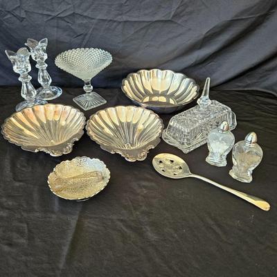 Reed & Barton Dining Room Silver and Glass Decor (K-DW)