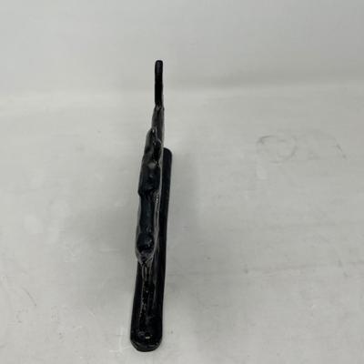 Metal boot scraper scotty dog