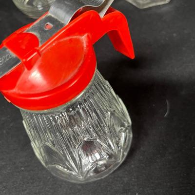 3 Syrup jars