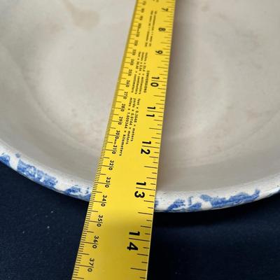 Blue sponge ware bowl