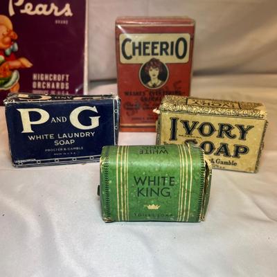 George Washington Tobacco Tin, Cherokee Medicine Bottle & More Collectibles (BS-RG)
