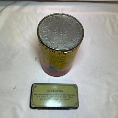 George Washington Tobacco Tin, Cherokee Medicine Bottle & More Collectibles (BS-RG)
