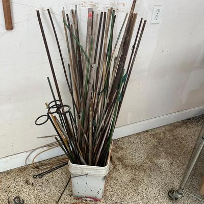 Metal Garden Borders & Plant Stakes (G-MG)