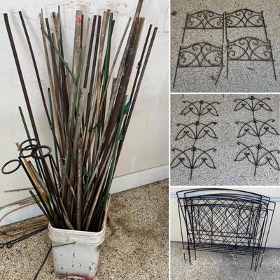 Metal Garden Borders & Plant Stakes (G-MG)