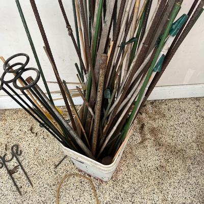 Metal Garden Borders & Plant Stakes (G-MG)