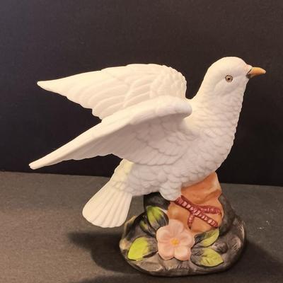 Porcelain Doves - music box dove figures