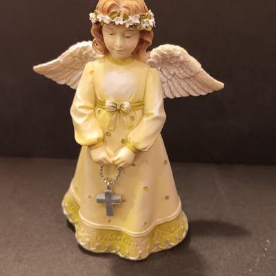 Collection of Angels and an adorable Tender Times porcelain girl