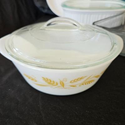 Pyrex, Corning Ware, Fire King and Anchor Hocking Dishes (K-DW)